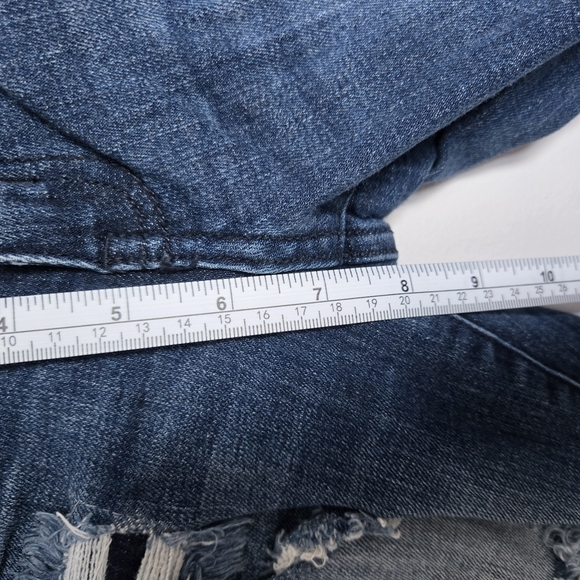 Kancan Distressed Dark Blue Jeans - Picture 5 of 6